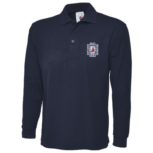 Visa-GB Long Sleeve Classic Polo Thumbnail